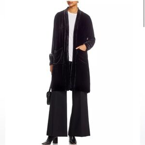 Eileen Fisher Black Velvet Jacket